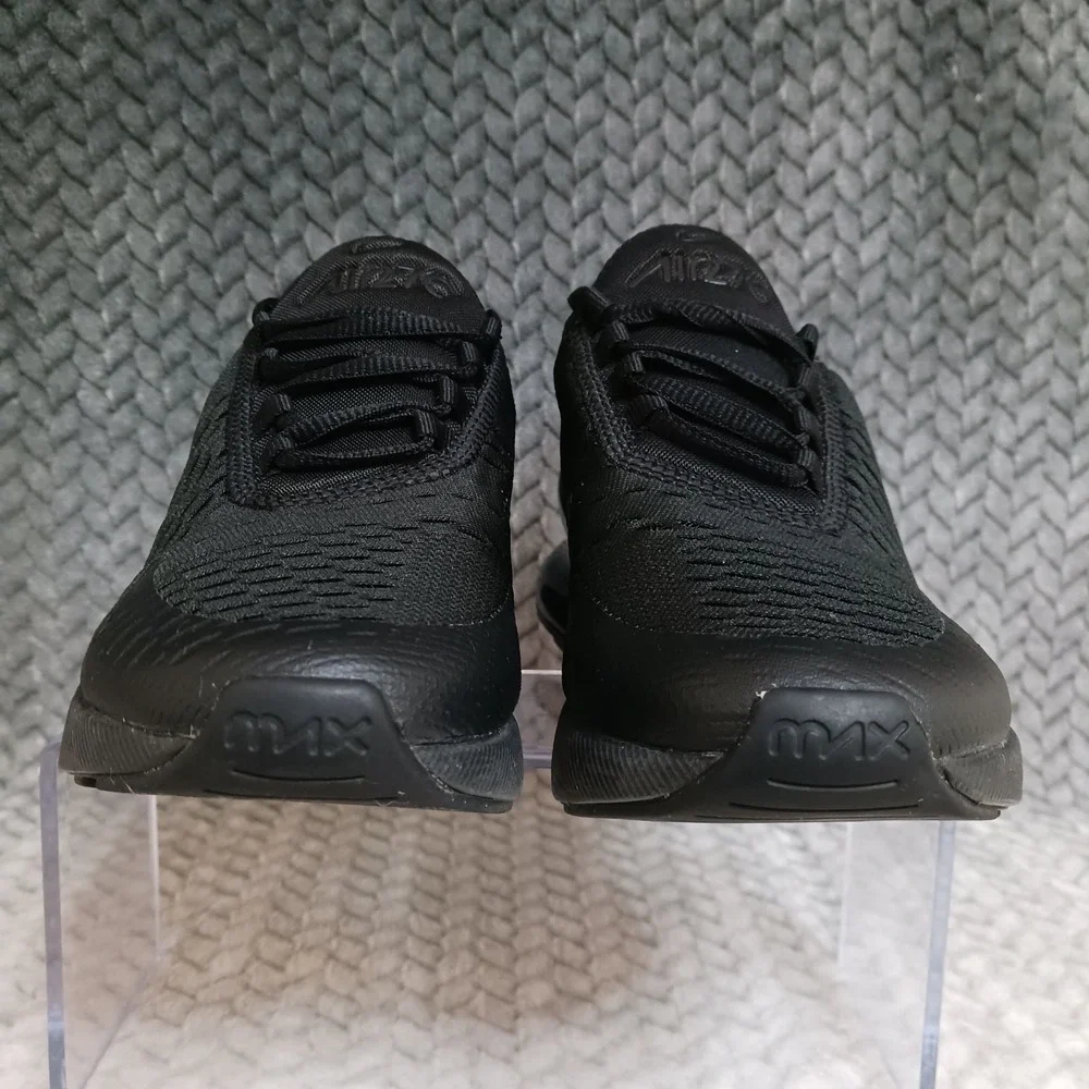 Nike Air Max 270 Black GS Walking Running Sneakers Shoes Size 4.5Y Women's 6